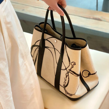 Inspired Garden Party Painted Handbag