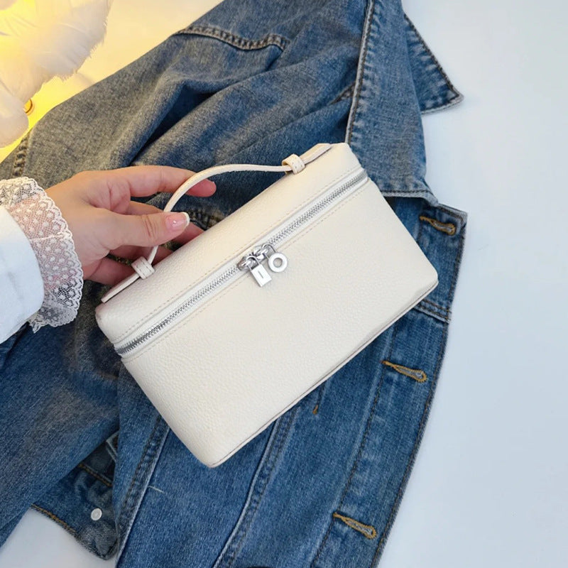 Top Grain Leather Inspired LP19 Extra Pocket Pouch Handbag