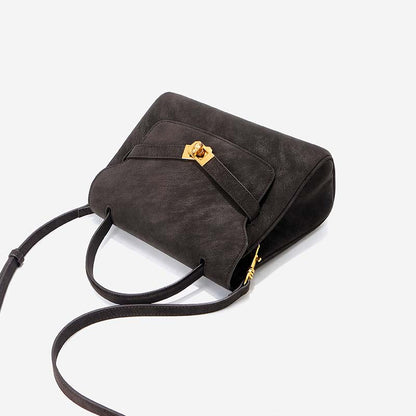 Classic Leather Handbag | Woman Crossbody Satchel