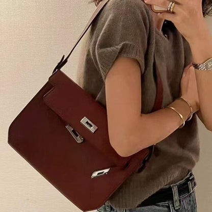 Inspired Kelli Depeches Pouch Bag Leather Hobo Bag