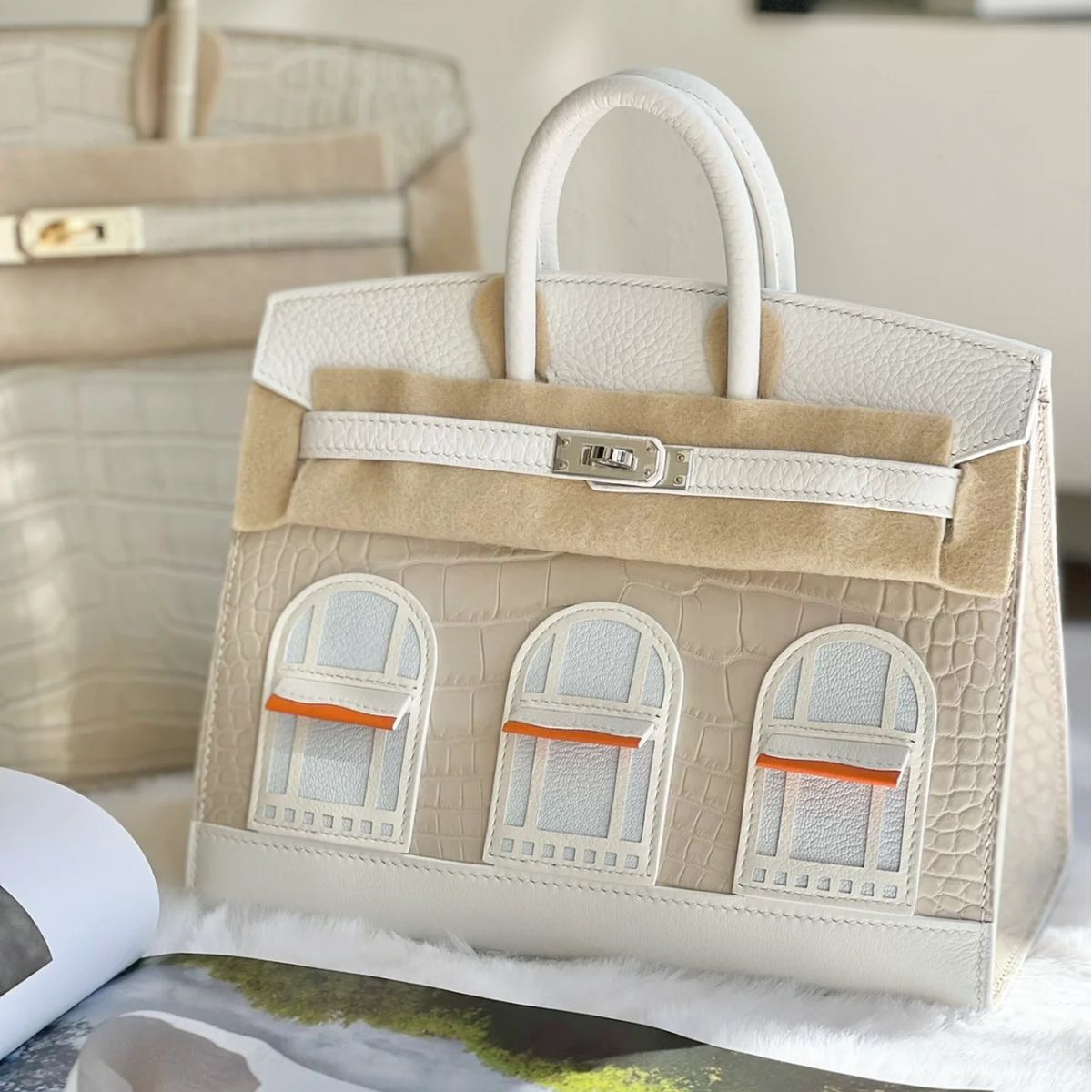 Inspired Faubourg Berkin House Evercolor Matte Leather Purse Bag | Automatic 20% OFF at Checkout