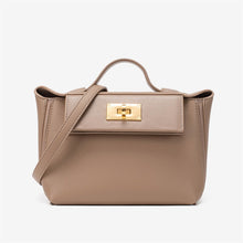 Load image into Gallery viewer, Inspired Mini 24/24 Bag Gold Evercolor Vegan Leather Gold Hardware
