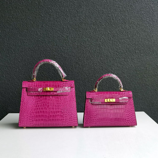 Crocodile Pattern Inspired Kelli Bag New Colors Handbags for Woman