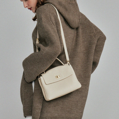 Togo Leather Square Bag Women Handbag