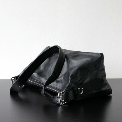 Vegetable Tanned Leather Hobo Bag