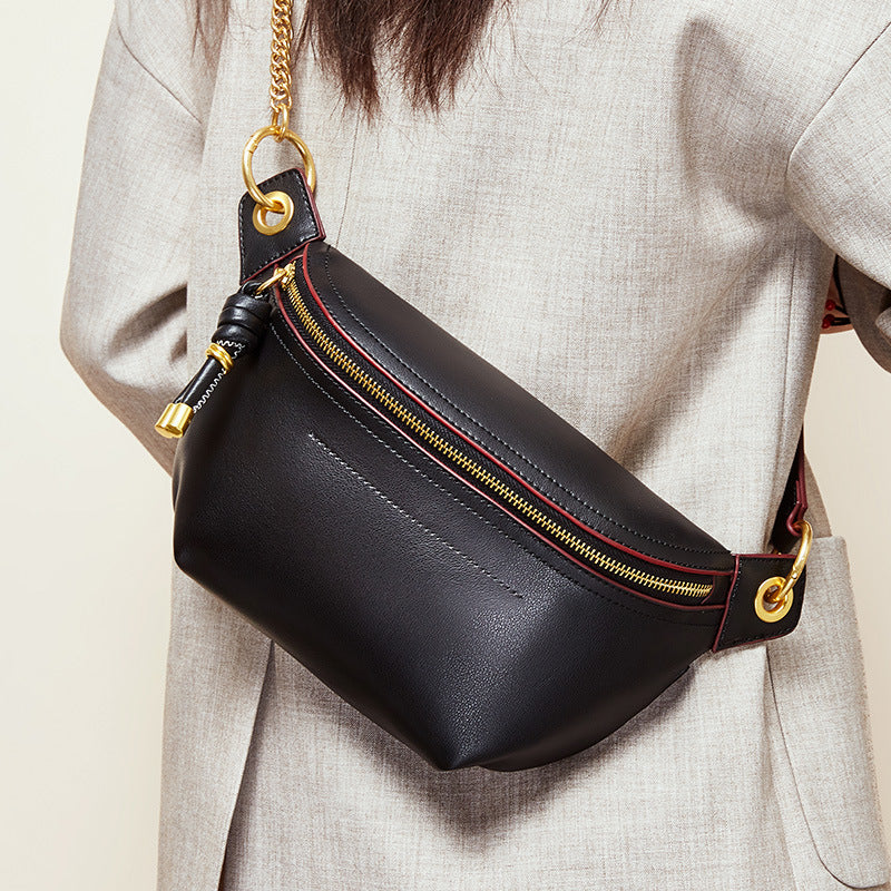 Leather Fanny Pack for Women Sling Bag Belt Bag
