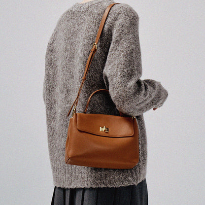 Soft Leather Square Bag Women Handbag