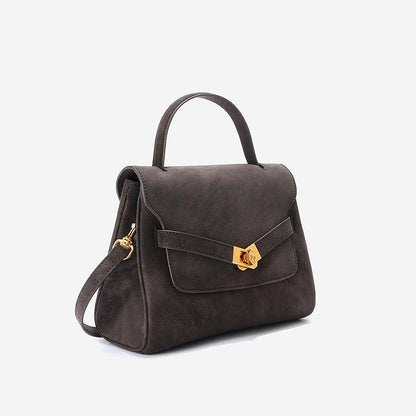 Classic Leather Handbag | Woman Crossbody Satchel