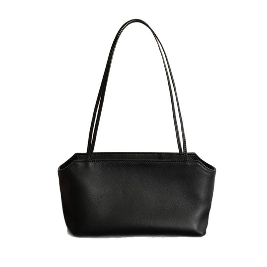 Minimalist Sheepskin Genuine Leather Shoulder Tote