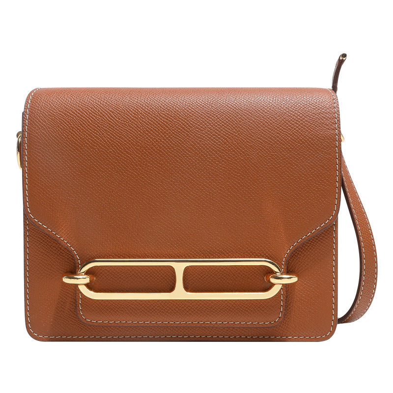 Inspired Mini Roulis Bag Genuine Leather Small Satchel Bag Tofu Bag ...
