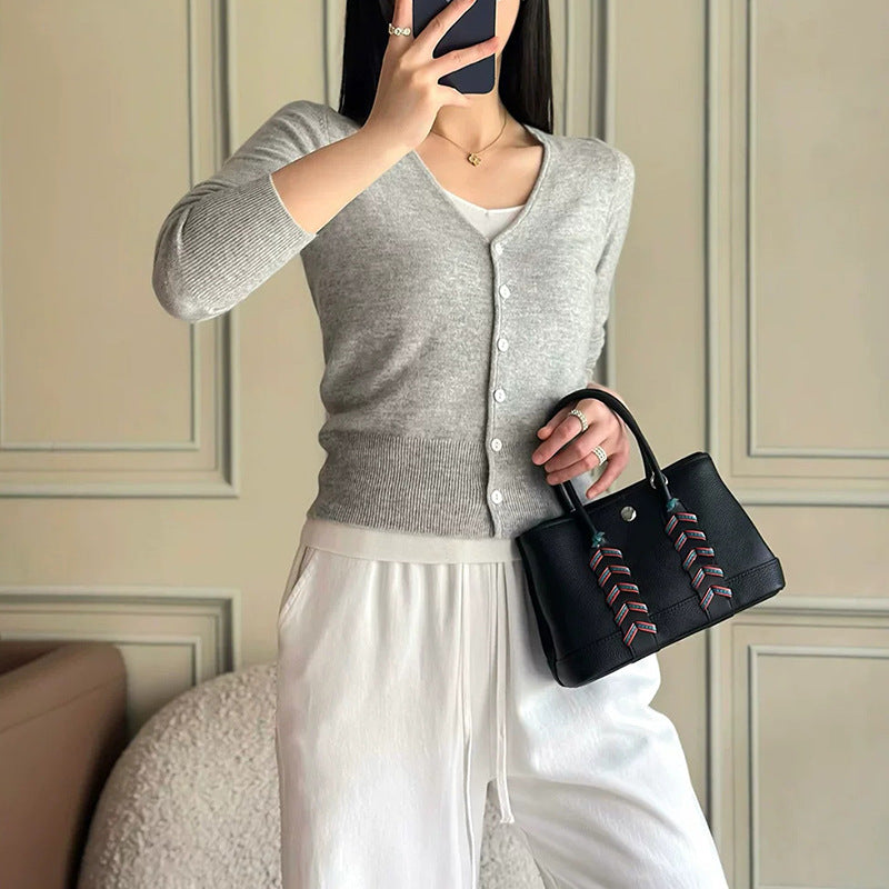 Neo Garden 23 Handbag Togo Leather Shoulder Bag