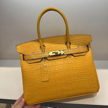 Load image into Gallery viewer, Inspired Berkin Bag Crocodile Pattern Leather Evercolor Handbags for Woman
