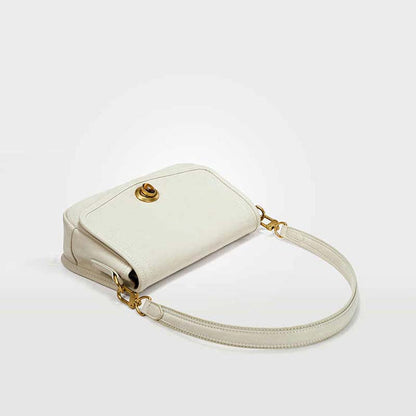 French Underarm Leather Bag Premium Square Handbag