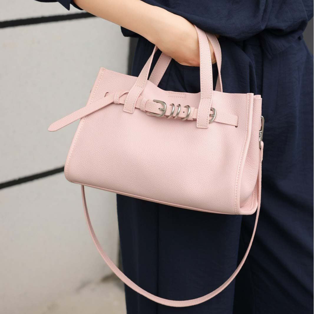 Togo Leather Tote Bag Minimalist Handbag Crossbody Bag