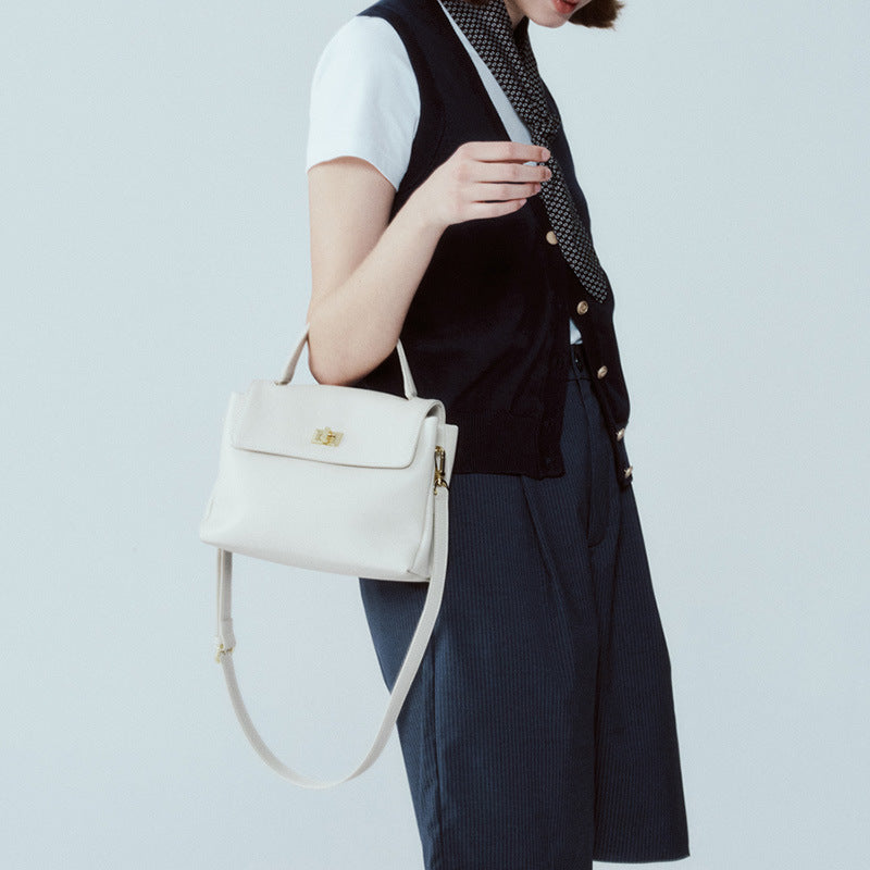 Soft Leather Square Bag Women Handbag