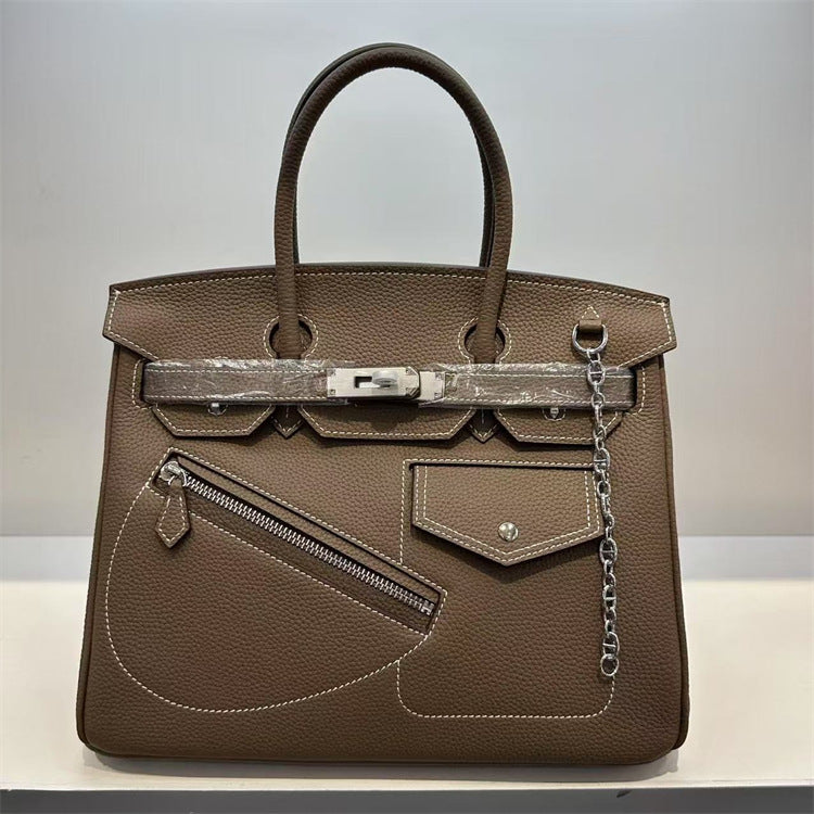 Limited Edition Rock Berkin 30 Top Grain Leather Evercolor Unisex Bag | Automatic 20% OFF at Checkout