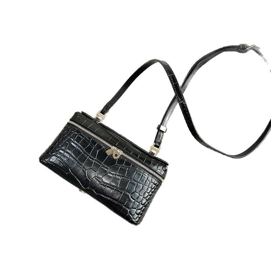 Crocodile Embossed Leather Inspired Extra Pocket Pouch LP19