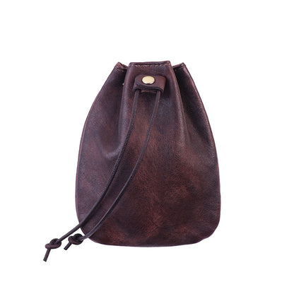 Vegetable Tanned Leather Coins Purse Wallet | Gifts for Man