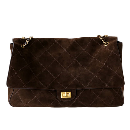 Classic Flap Bag Top Grain Leather / Suede Chain Bag