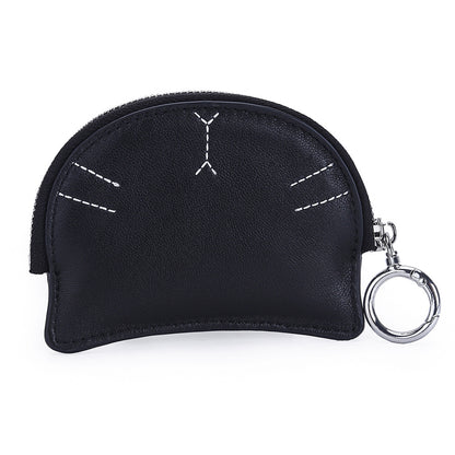 Kitty Coins Purse Lambskin Lipstick Case