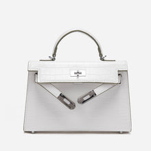 Load image into Gallery viewer, Inspired Mini Kelly 20 Bag Vegan Leather Handbag Silver Hardware
