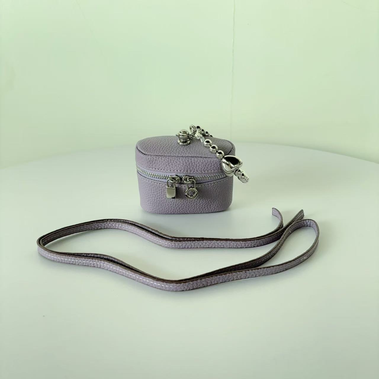 Mini Lipstick Coin Purse for Women | Neck Makeup Bag with Earphone Holder