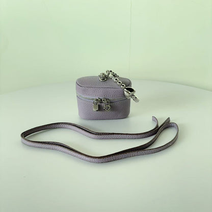 Mini Lipstick Coin Purse for Women | Neck Makeup Bag with Earphone Holder