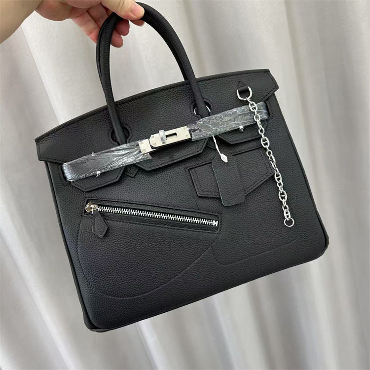 Limited Edition Rock Berkin 30 Top Grain Leather Evercolor Unisex Bag | Automatic 20% OFF at Checkout