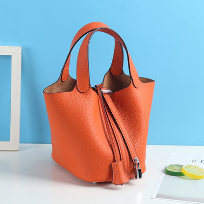 Top Grain Leather Inspired Pictin Tote Bag New Colors