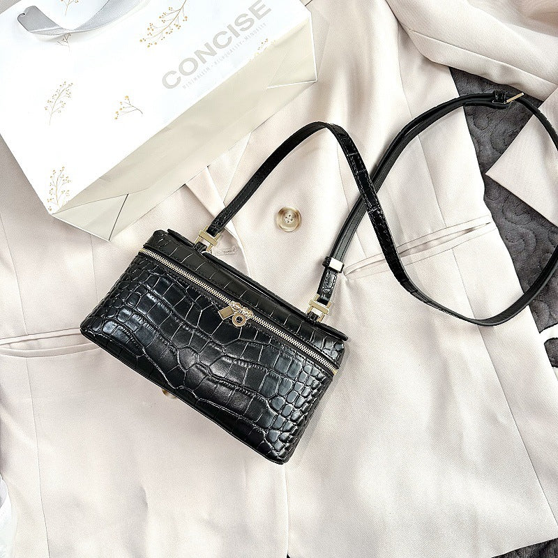 Crocodile Embossed Leather Inspired Extra Pocket Pouch LP19