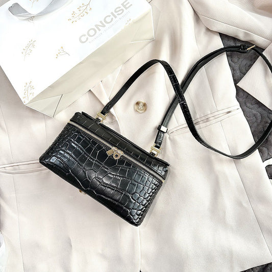 Crocodile Embossed Leather Inspired Extra Pocket Pouch LP19