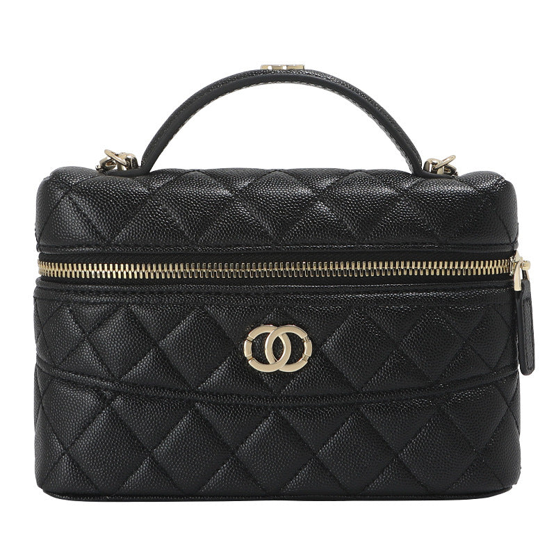 Quilted Top Handle Bag Chain Crossbody Bag for Party