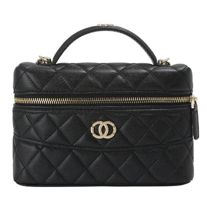 Quilted Top Handle Bag Chain Crossbody Bag for Party