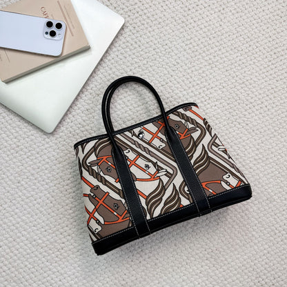 Inspired Garden Party Painted Handbag
