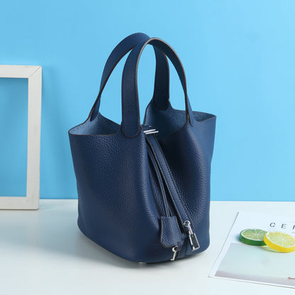 Top Grain Leather Inspired Pictin Tote Bag New Colors