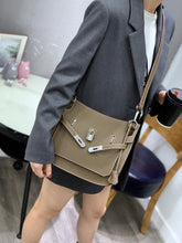 Load image into Gallery viewer, Top Grain Leather Inspired Jypsiere Bag Shoulder Bag Silver Hardware
