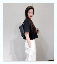 Load image into Gallery viewer, Leather Woven Bag Women Hobo Bag
