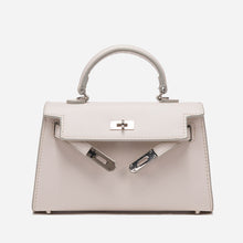 Load image into Gallery viewer, Inspired Mini Kelly 20 Bag Vegan Leather Handbag Silver Hardware
