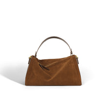 Load image into Gallery viewer, Suede Leather Women Large Capacity Weekender Bag
