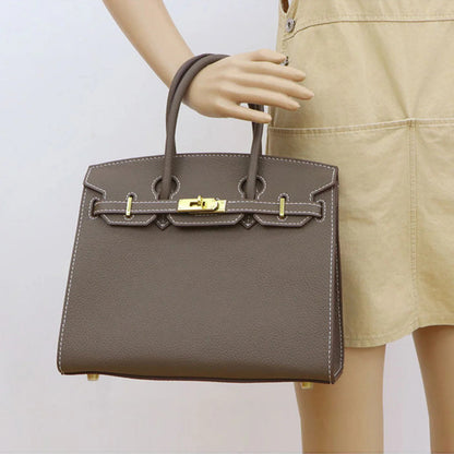 HANDSEWGIFT Top Grain Leather Sellier Platinum Bag DIY Kit
