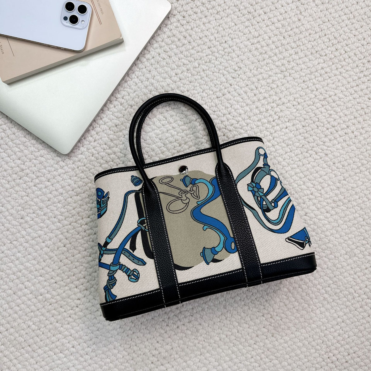Inspired Garden Party Painted Handbag
