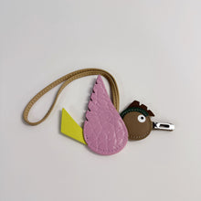 Load image into Gallery viewer, Top Grain Leather Birdy Bag Charm
