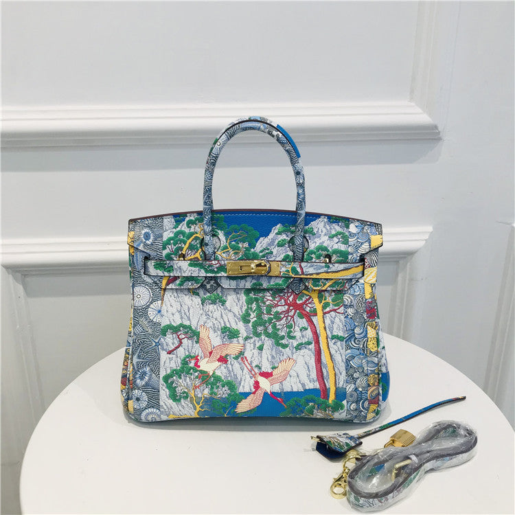 Limited Edition Berkin 30 Graffiti Painted Handbag | Automatic 20% OFF at Checkout