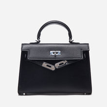 Load image into Gallery viewer, Inspired Mini Kelly 20 Bag Vegan Leather Handbag Silver Hardware
