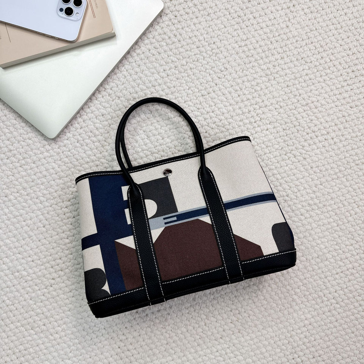 Inspired Garden Party Painted Handbag