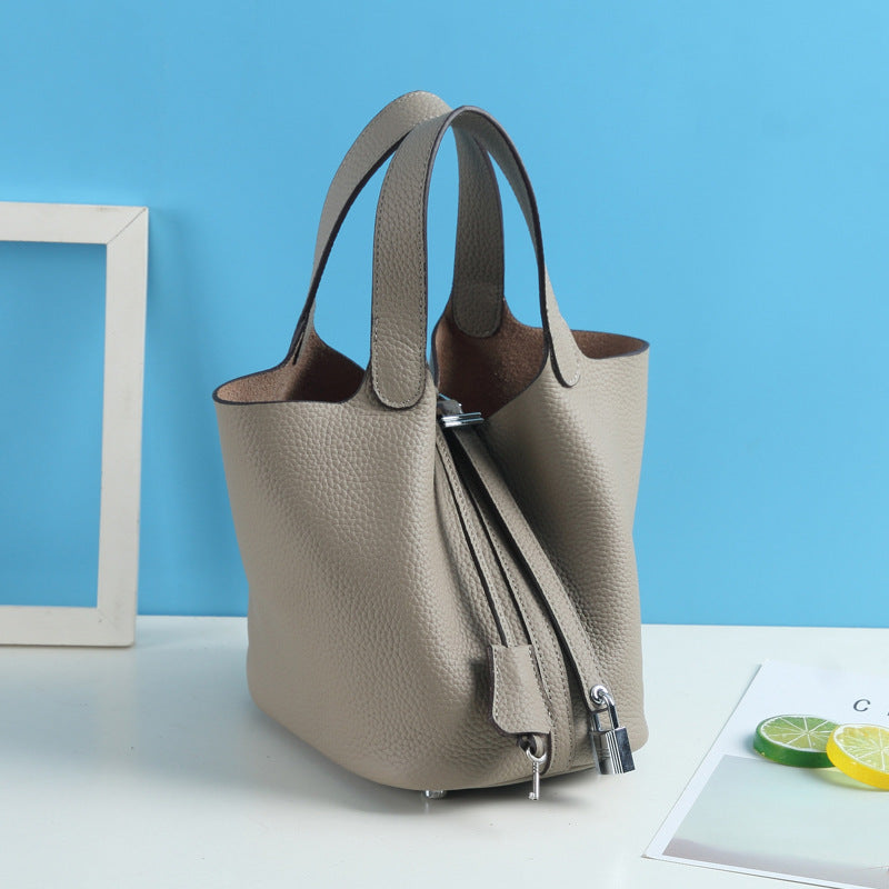 Top Grain Leather Inspired Pictin Tote Bag New Colors