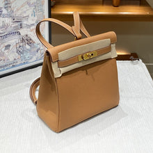 Load image into Gallery viewer, Top Grain Leather Inspired Kelly Backpack
