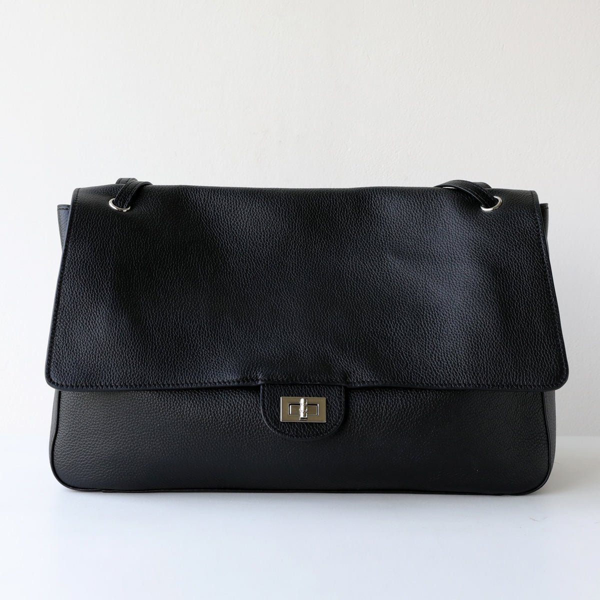 Classic Flap Bag Top Grain Leather / Suede Chain Bag