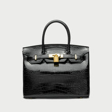 画像をギャラリービューアに読み込む, Inspired Birkin Bag Handbags for Women Crocodile Pattern Faux Leather
