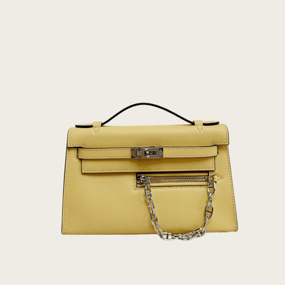 Swift Leather Pochette Rock Handbag Woman Shoulder Bag